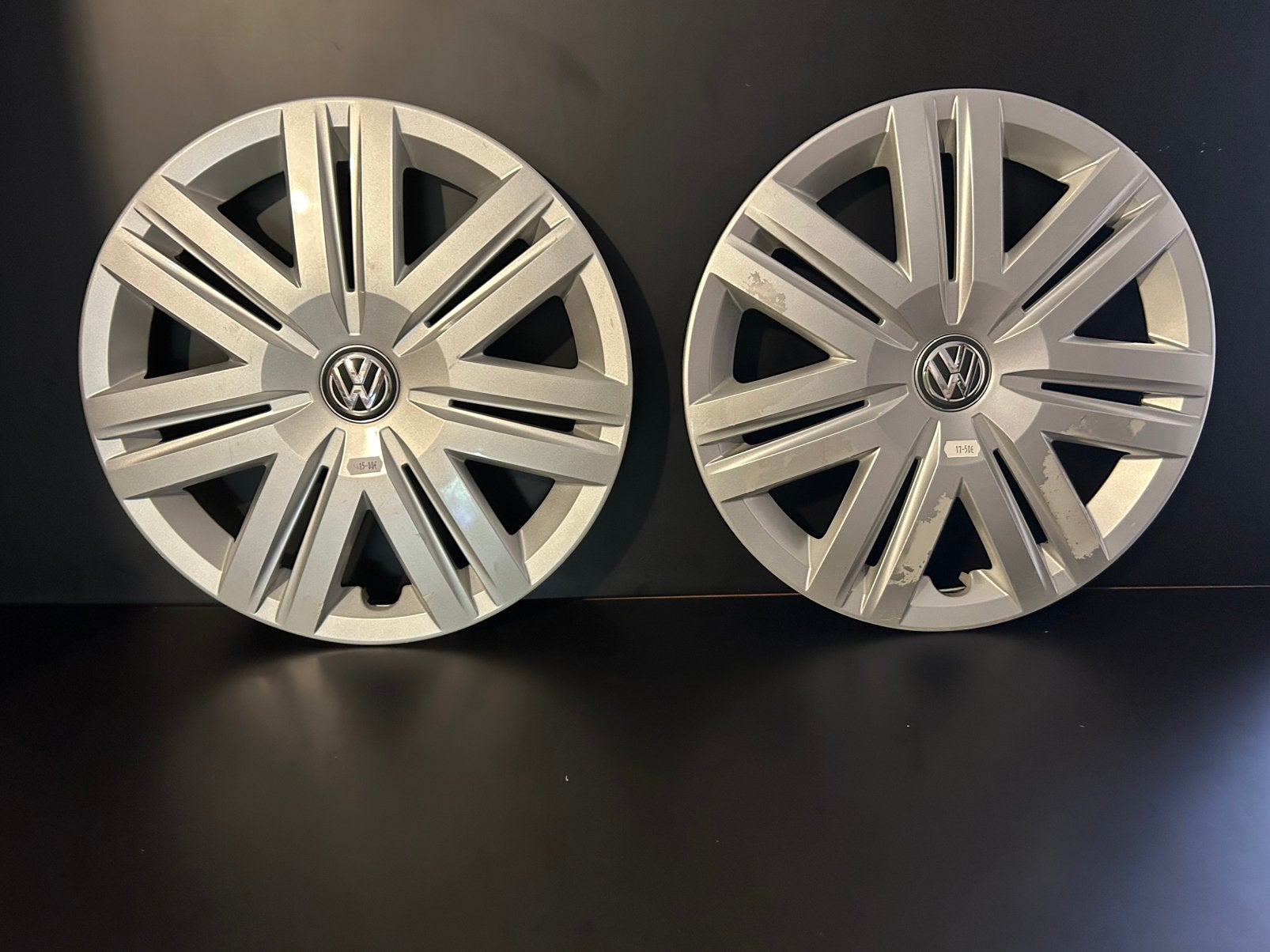 2 enjoliveurs d’origine vw polo 14", Enlèvement ou Envoi, Utilisé
