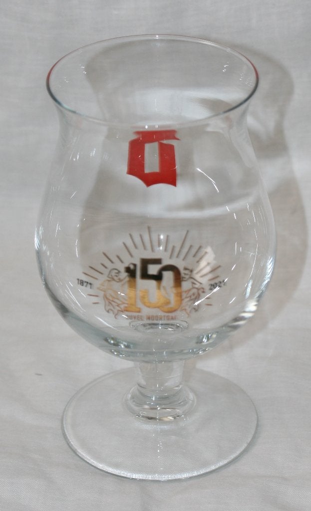 Duvel Moortgat glas 150 jaar 1871-2021, Verzamelen, Biermerken, Ophalen of Verzenden, Zo goed als nieuw, Glas of Glazen, Duvel