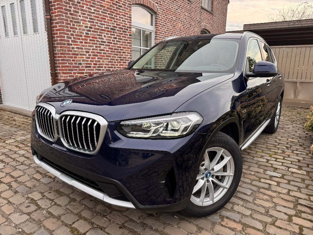 BMW X3 xDrive30e PHEV LCI 360/Leder/Individual/Trekhaak, Auto's, Automaat, 4 cilinders, 2000 kg, Blauw