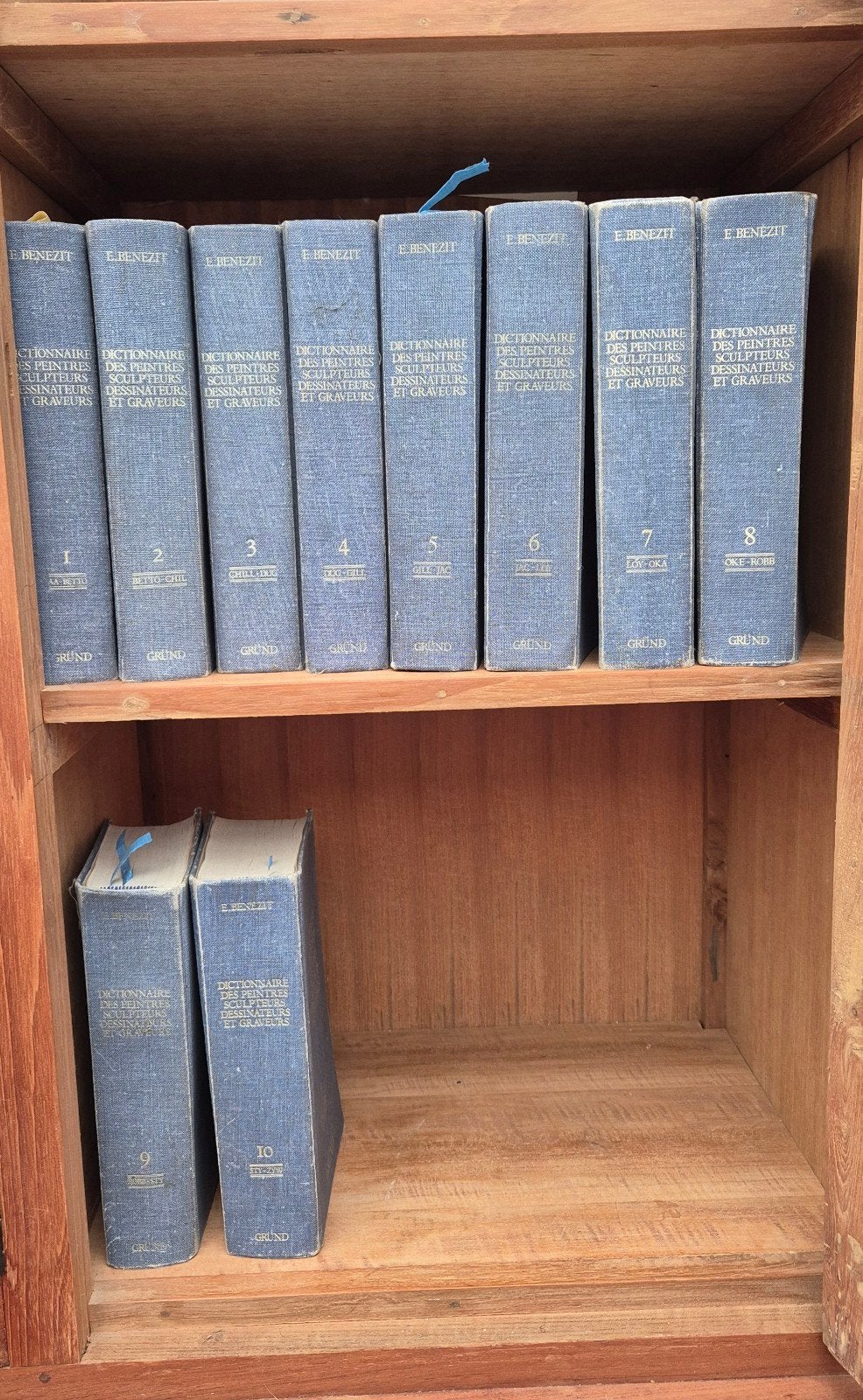 E. Benezit., Boeken, Ophalen