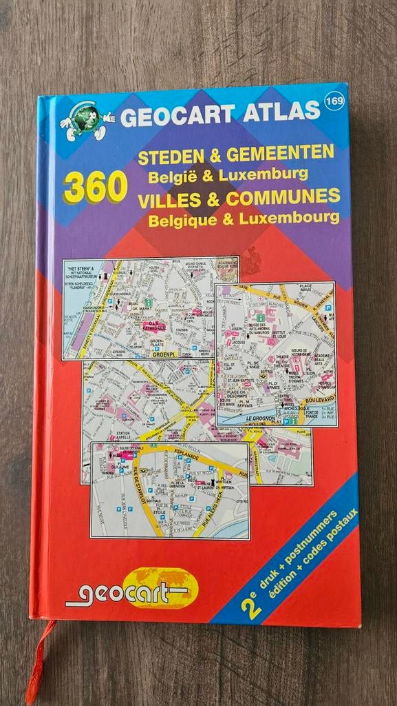 Stedenatlas Belgie & Luxemburg = Atlas des villes Belgique &, Livres, Enlèvement