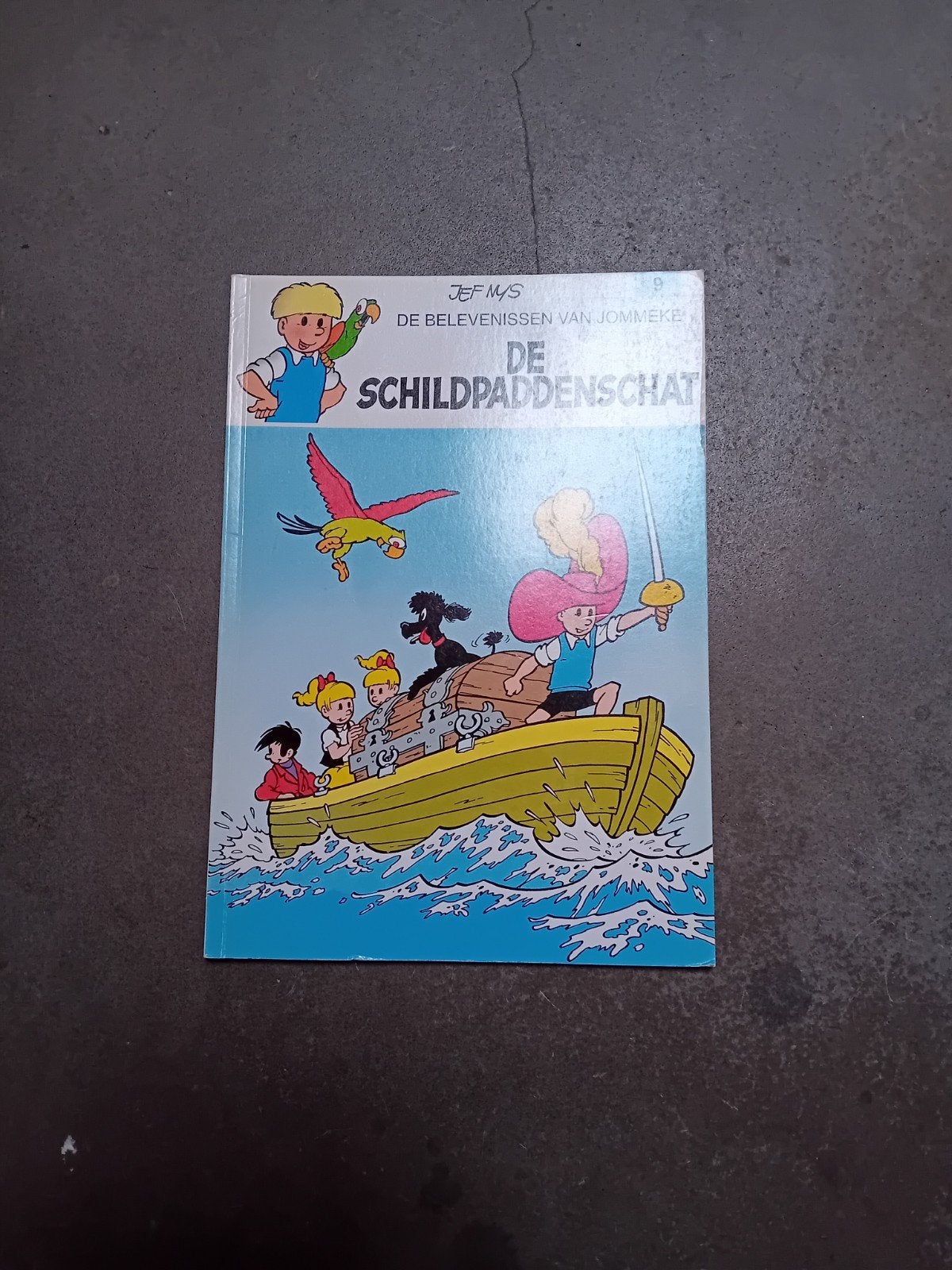 Jef Nys - Schildpaddenschat, Boeken, Eén stripboek, Ophalen of Verzenden, Gelezen, Jef Nys