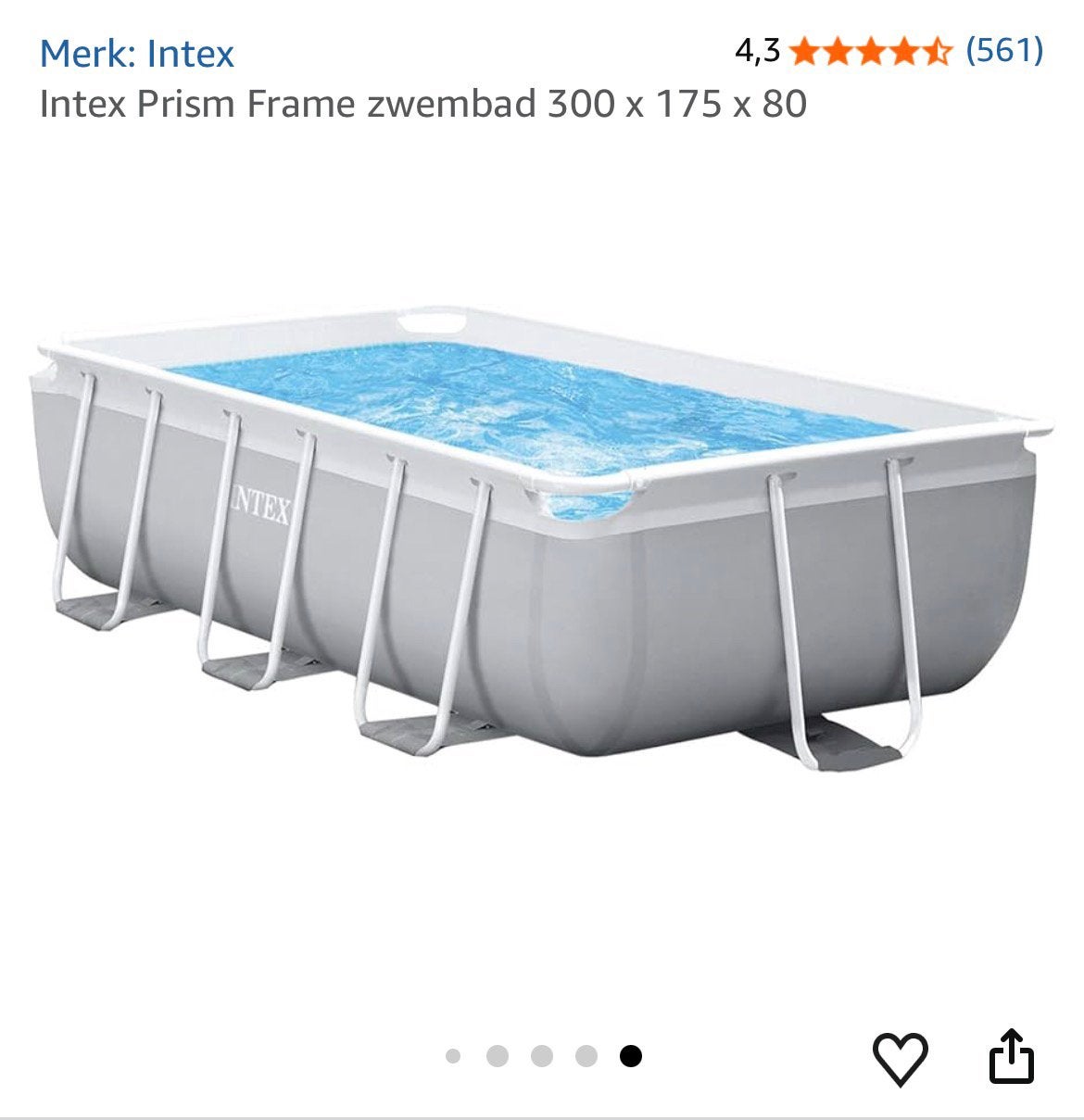 Gratis op te halen  zwembad, Tuin en Terras, Ophalen, Zo goed als nieuw