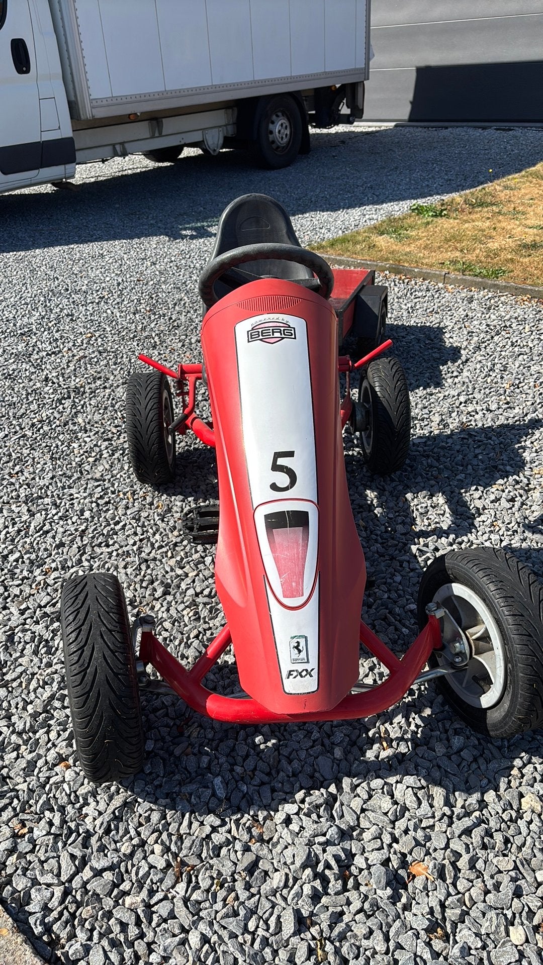 Gocart, Kinderen en Baby's, Speelgoed | Buiten | Skelters, Ophalen, Zo goed als nieuw, Berg, Met kar of aanhanger
