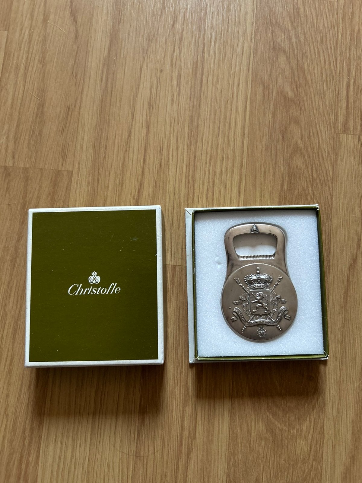 Christofle flesopener, met stempels, Ophalen of Verzenden