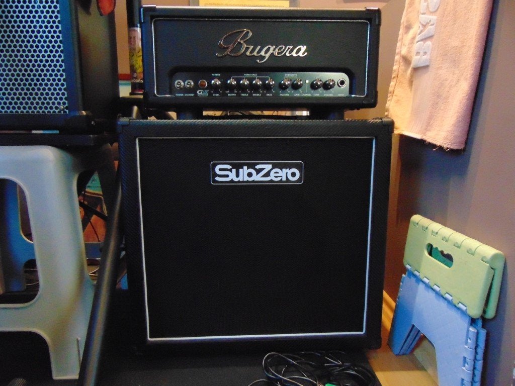 Bugera G5 Infinium Head en Cabinet Subzero 12 inch , 60 watt, Muziek en Instrumenten, Ophalen, Nieuw, Gitaar