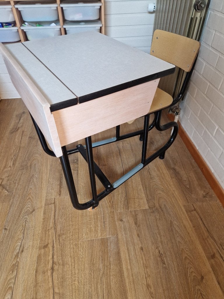 Schoolbankje, Enfants & Bébés, Chambre d'enfant | Commodes & Armoires, Enlèvement, Utilisé