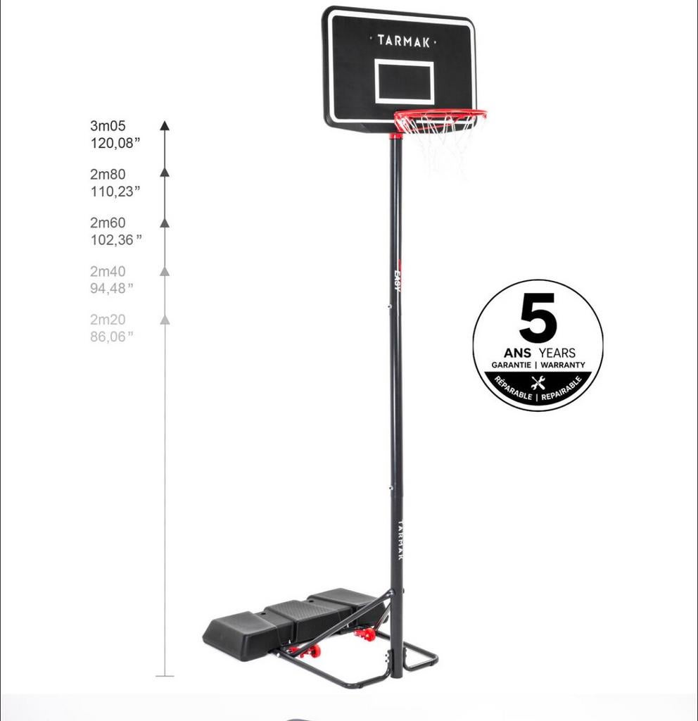 TARMAK DECATHLON basketbalpaal, Ophalen