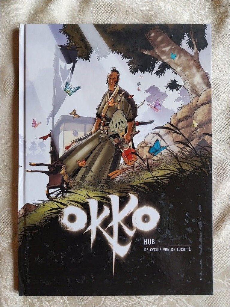 Strip van " Okko " , de cyclus van de lucht deel 1 H.C., Eén stripboek, Ophalen of Verzenden, Gelezen