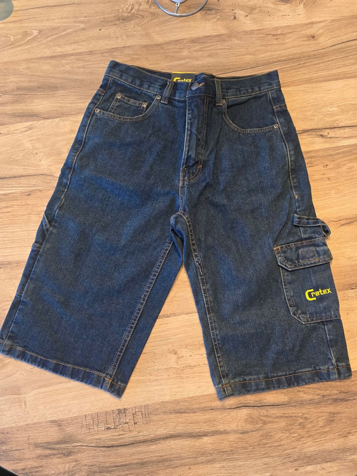 short Cratex, Blauw, Overige jeansmaten, Nieuw, Cratex