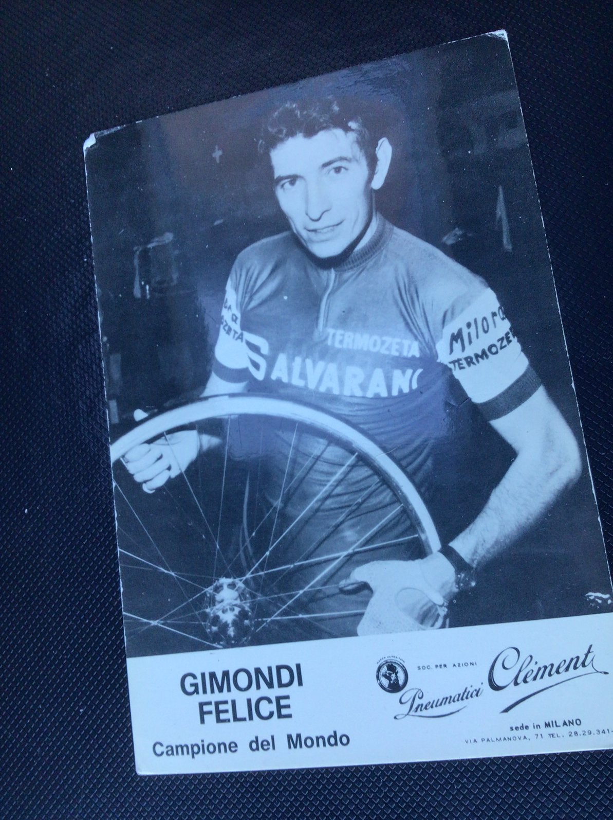 Wielerkaart team salvarani felice gimondi, Sport en Fitness, Ophalen of Verzenden, Zo goed als nieuw