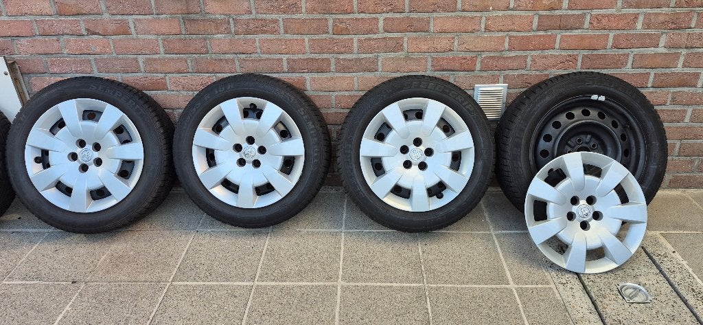 winterbanden op velg, Auto-onderdelen, Ophalen, Gebruikt, 16 inch, Banden en Velgen