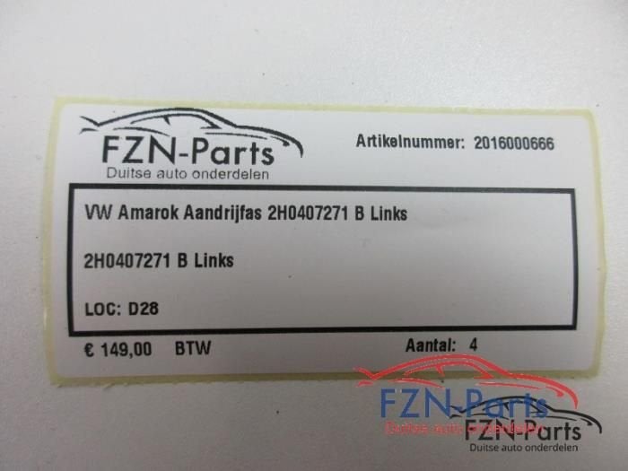 VW Amarok Aandrijfas 2.0 BiTDI Links voor, Enlèvement ou Envoi, Utilisé