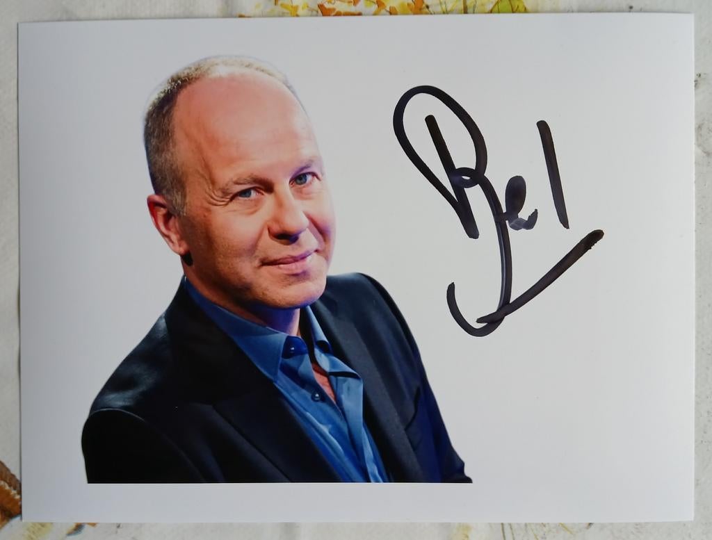 Gesigneerde foto van Ben Crabbé., Verzamelen, Muziek, Artiesten en Beroemdheden, Verzenden, Gesigneerd