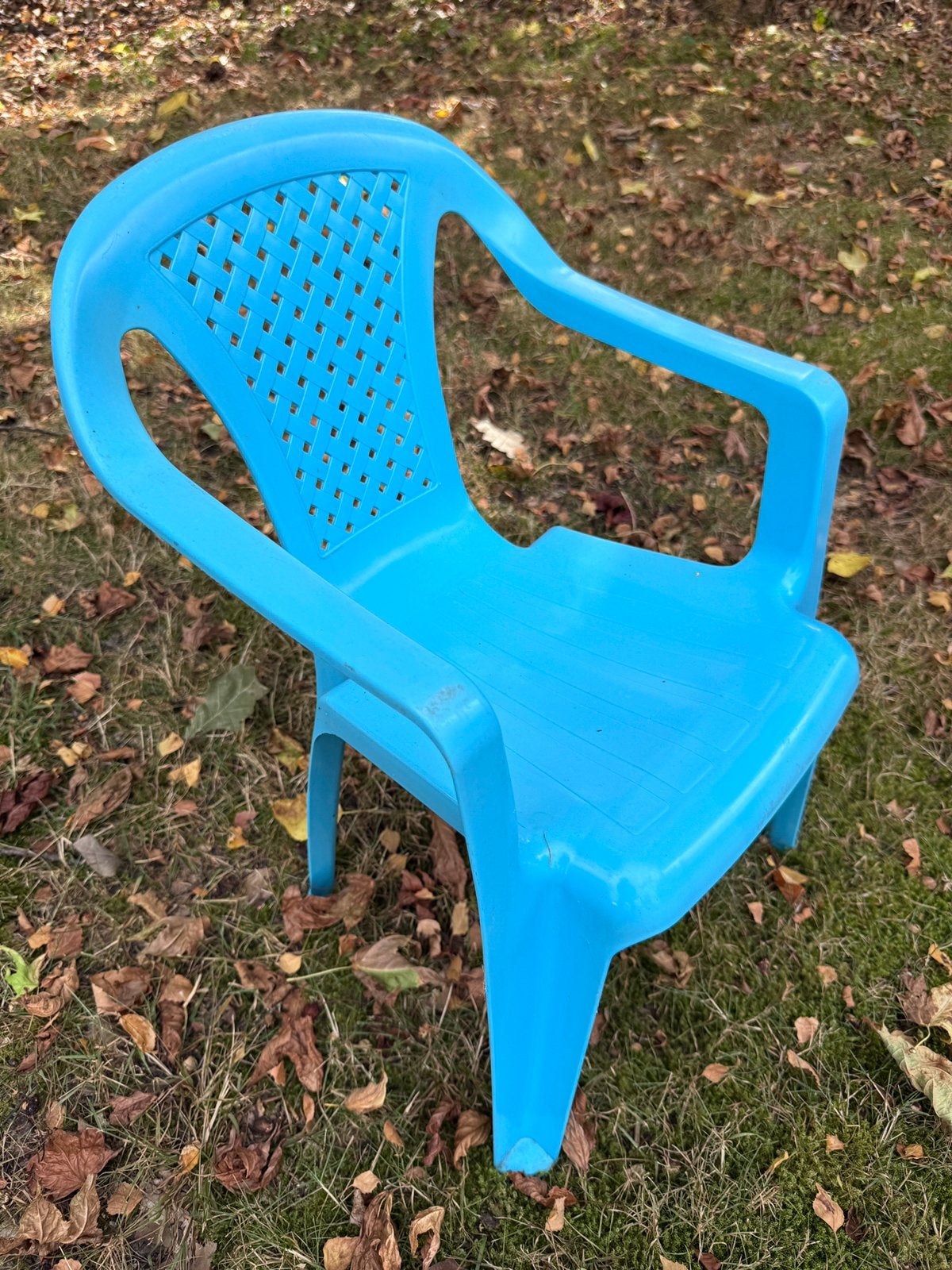 Chaise jardin enfant, Enlèvement, Utilisé
