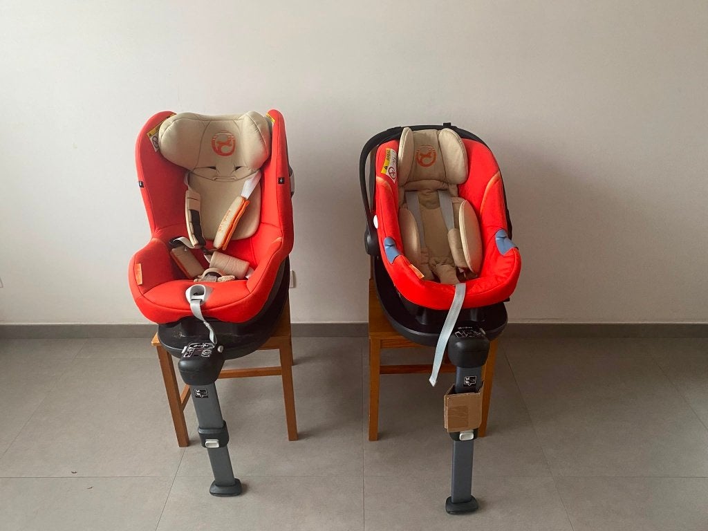 Cybex autostoel set, Zo goed als nieuw, Isofix, Verstelbare rugleuning, Ophalen