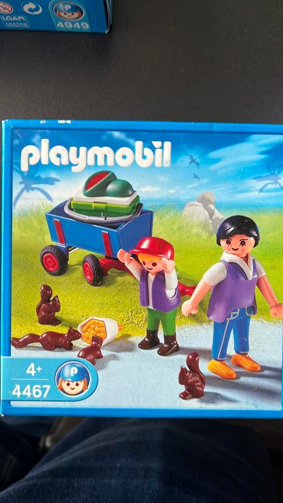 Mama en kind bolderkar playmobil 4467, Ophalen of Verzenden, Nieuw, Complete set