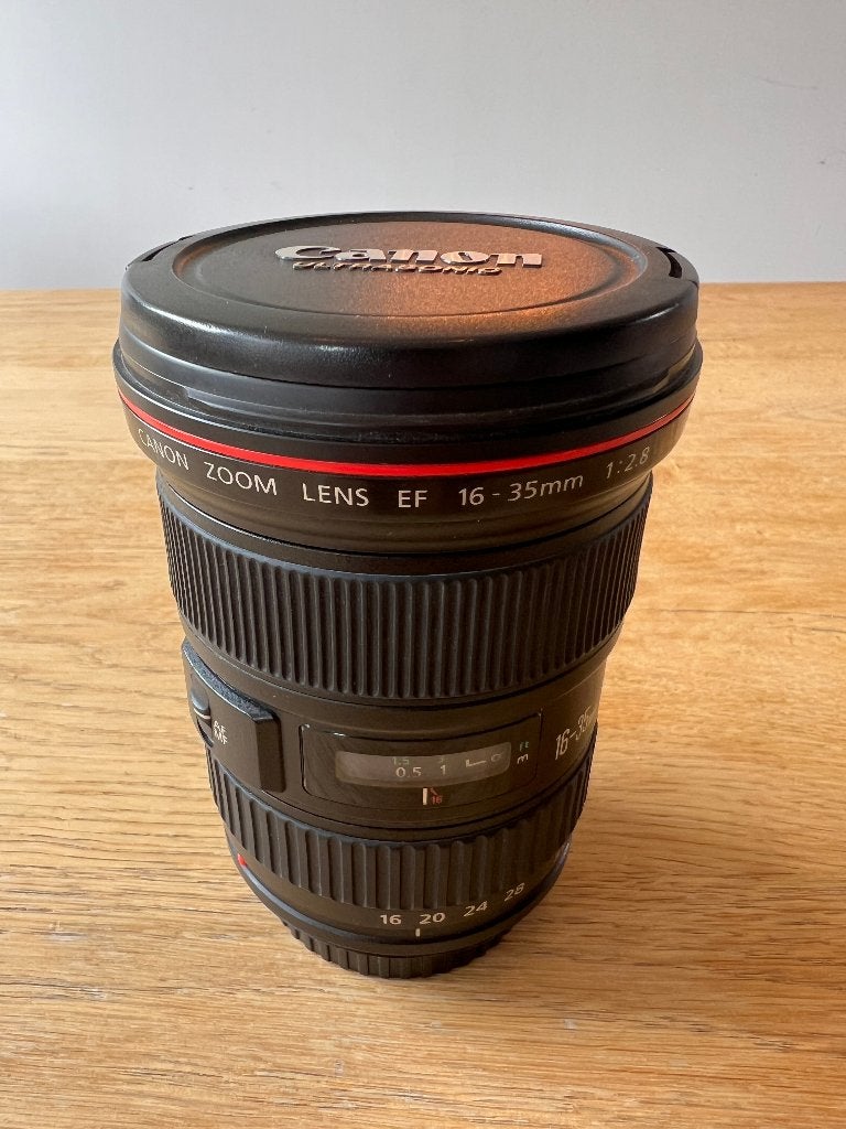 Canon EF 16-35 mm f2.8L USM, Audio, Tv en Foto, Foto | Lenzen en Objectieven, Gebruikt, Canon, 35 mm, Autofocus