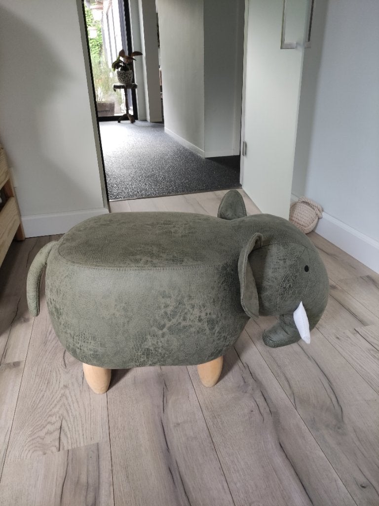 Zitbankje olifant, Ophalen, Zo goed als nieuw