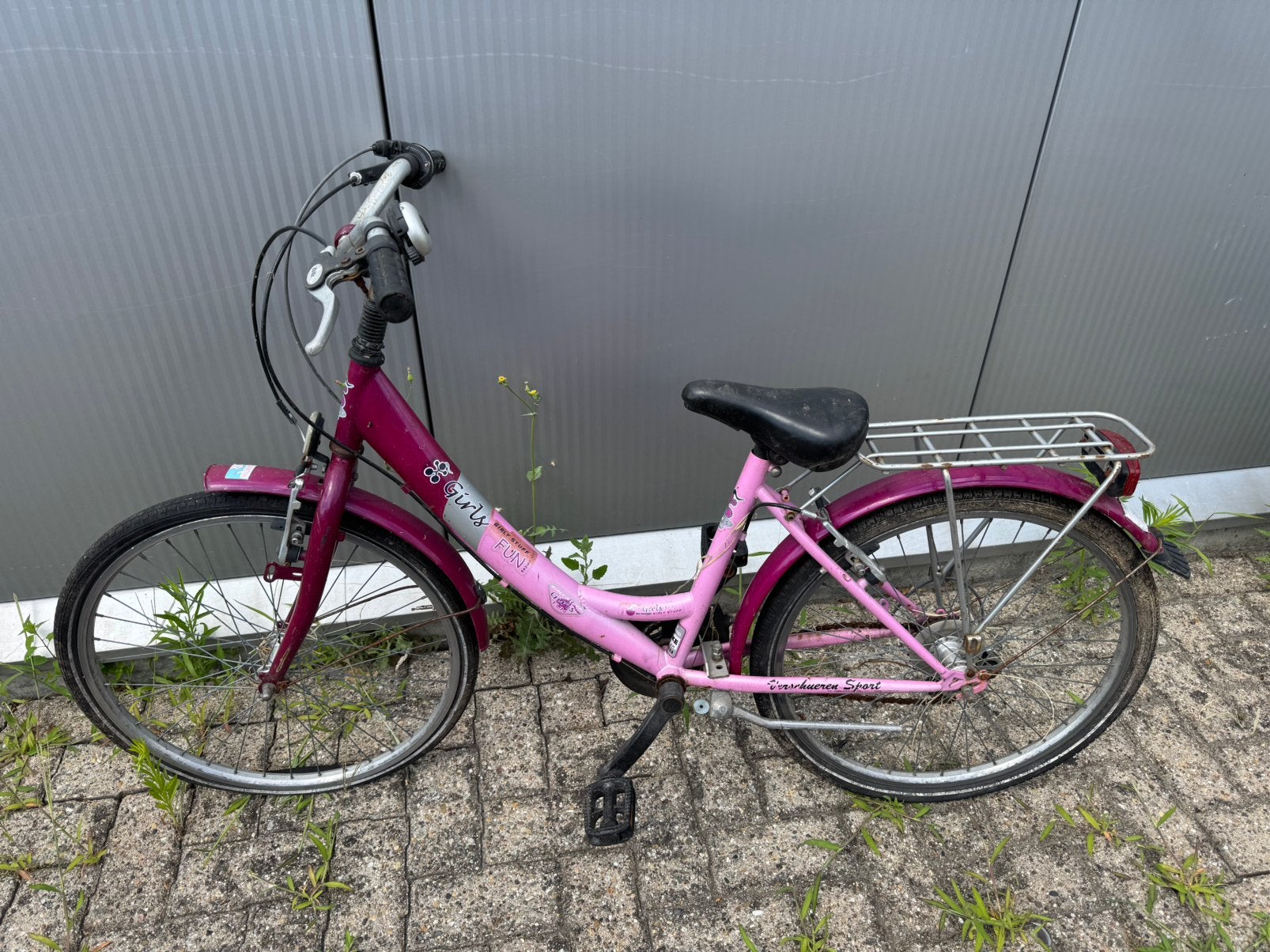 Meisjes fiets, Fietsen en Brommers, Ophalen, Gebruikt
