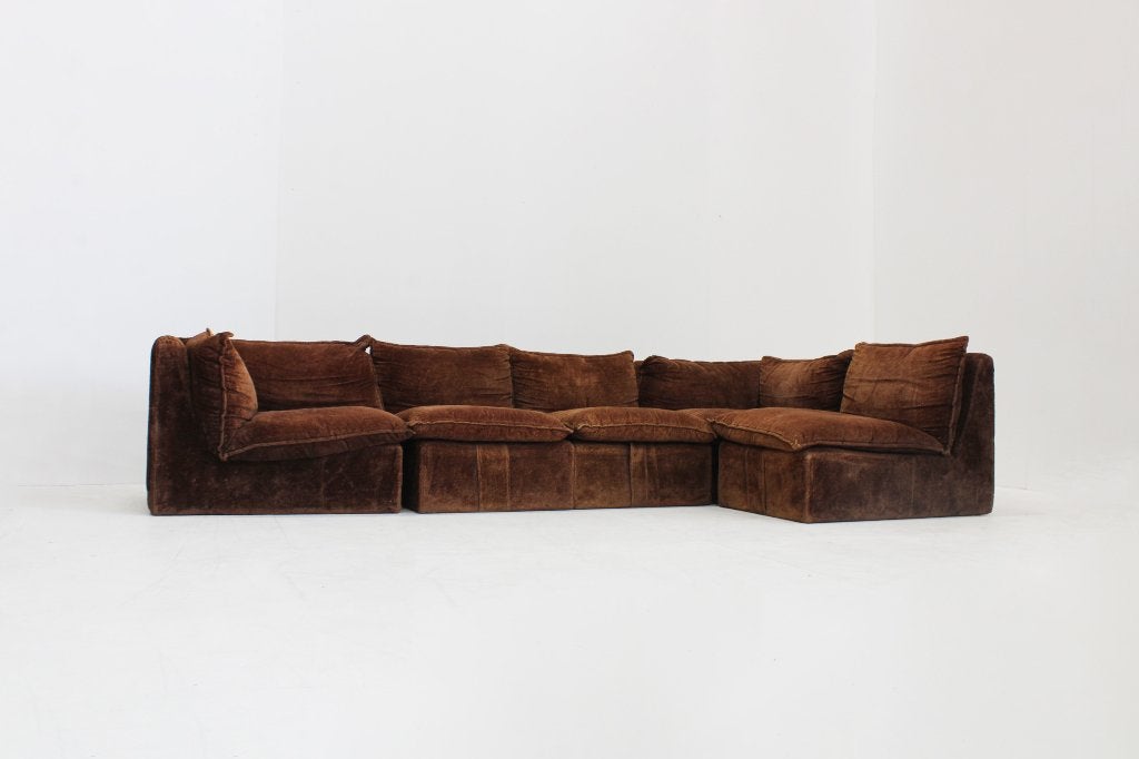 Vintage modulaire elementen sofa italiaans design jaren 70, Enlèvement ou Envoi, Maison et Meubles