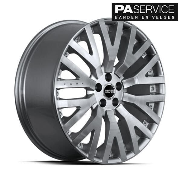 Nwe 23 inch silver Kahn velgen voor Land Rover Defender, Neuf, Pneus et Jantes, Véhicule de tourisme, -