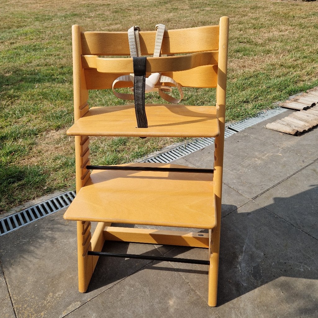 Meegroeistoel - eetstoel STOKKE (TRIPP TRAPP), Enlèvement, Utilisé, Chaise évolutive, Ceinture(s)