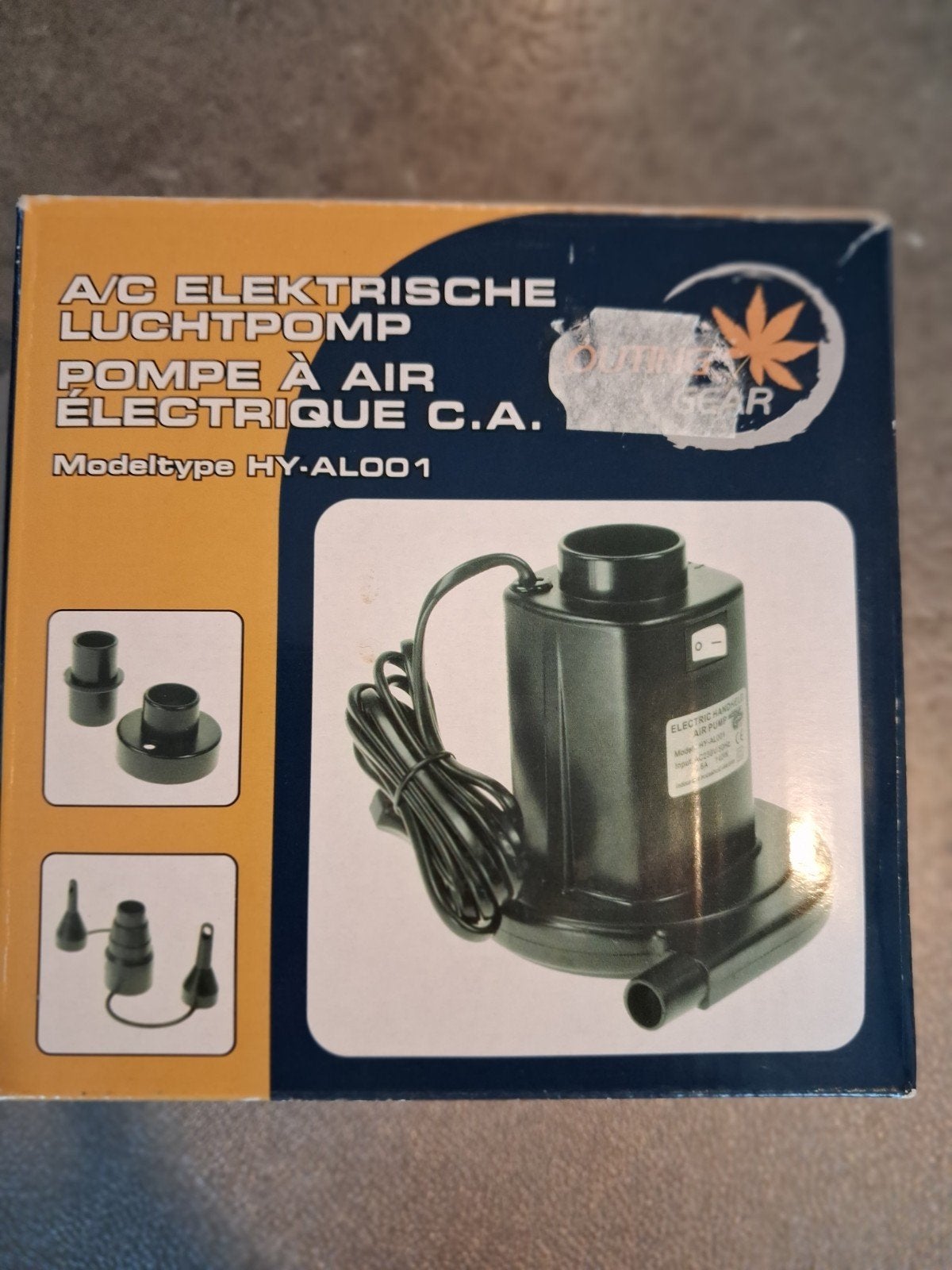 Elektriche luchtpomp, Caravans en Kamperen, Ophalen