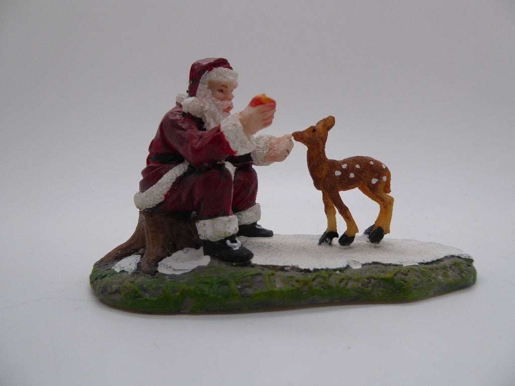 Luville, père Noël et jeune cerf 604025, Divers, Enlèvement ou Envoi, Comme neuf
