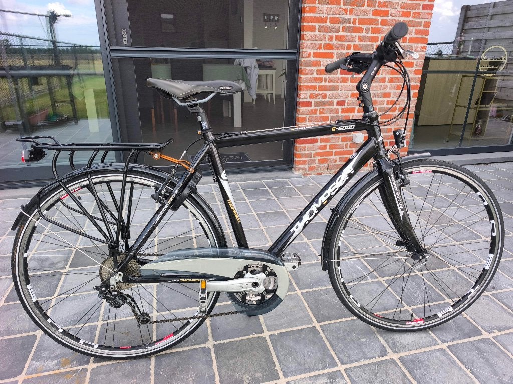 Jongensfiets"Thompson S-6000" in perfecte staat., Velgrem, Versnellingen, Thompson, Zo goed als nieuw
