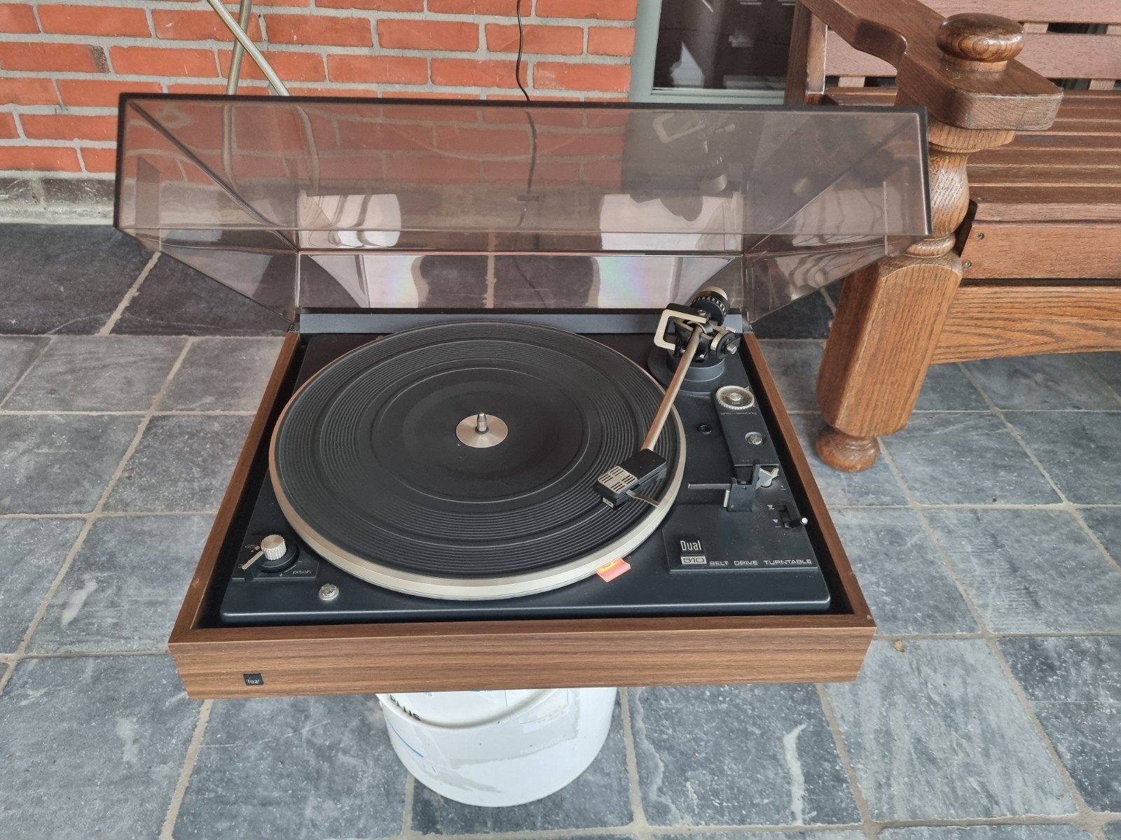 Platenspeler, Audio, Tv en Foto, Platenspelers, Ophalen, Platenspeler, Dual
