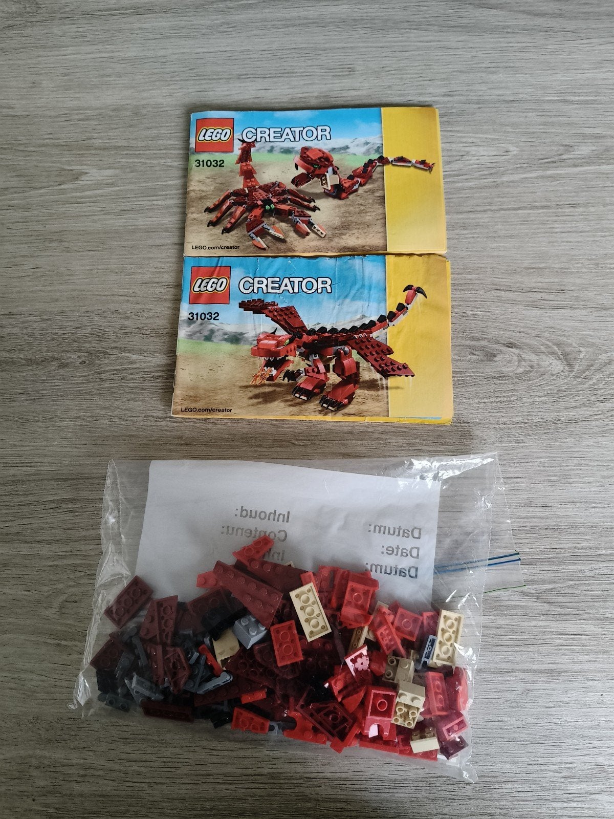 Lego set 31032, Ophalen, Compleet, Lego