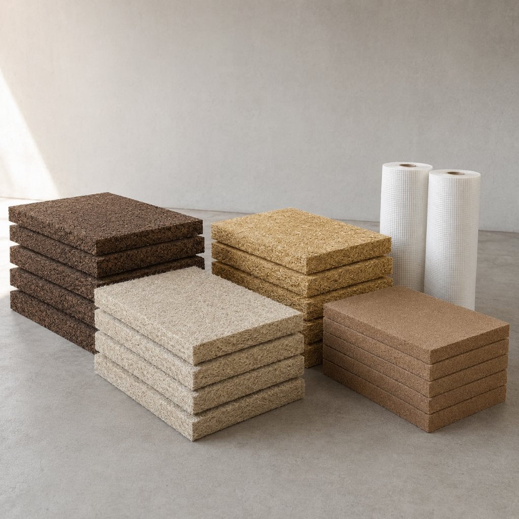 Lot de 48,5 m² d’isolants biosourcés + treillis, Bricolage & Construction, Isolation & Étanchéité, Enlèvement, Autres matériaux