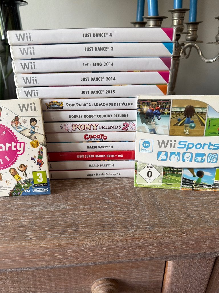 Nintendo Wii, Games en Spelcomputers, Ophalen, Gebruikt, Met 2 controllers, Met games