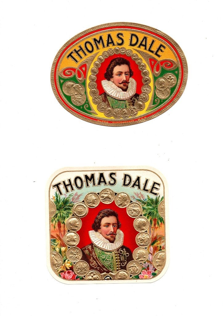 SIGAREN ETIKETTEN THOMAS DALE, Ophalen of Verzenden, Nieuw, Overige typen