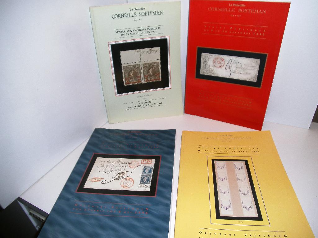 Lot de 4 catalogues de vente Soeteman (Post 0028), Enlèvement ou Envoi, Catalogue