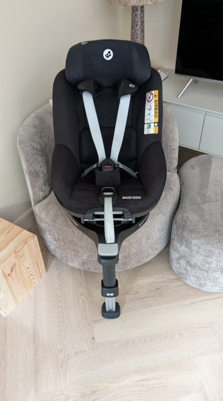 Maxi-Cosi Pearl 360 Autostoel + FamilyFix 360 Base Zwart, Kinderen en Baby's, Ophalen, 9 t/m 18 kg, Zo goed als nieuw, Isofix