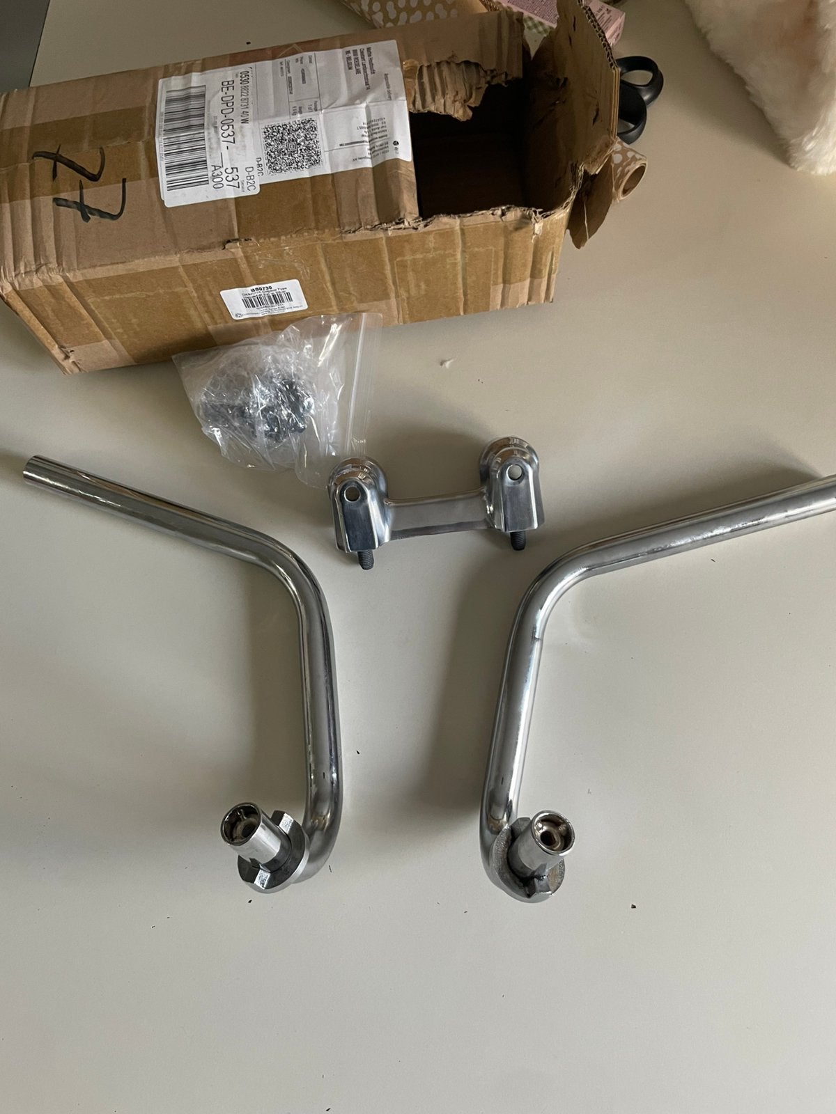 Nieuw origineel chrome stuur te koop dax, Ophalen, Nieuw