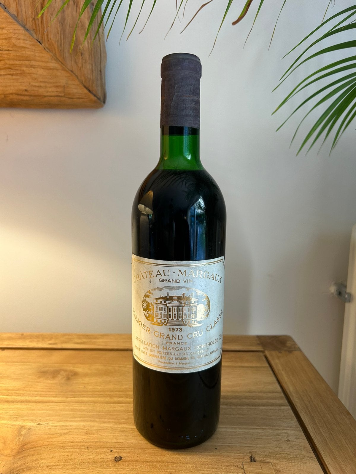 Chateau Margaux van 1973 in topconditie: Top Schoulder, Ophalen
