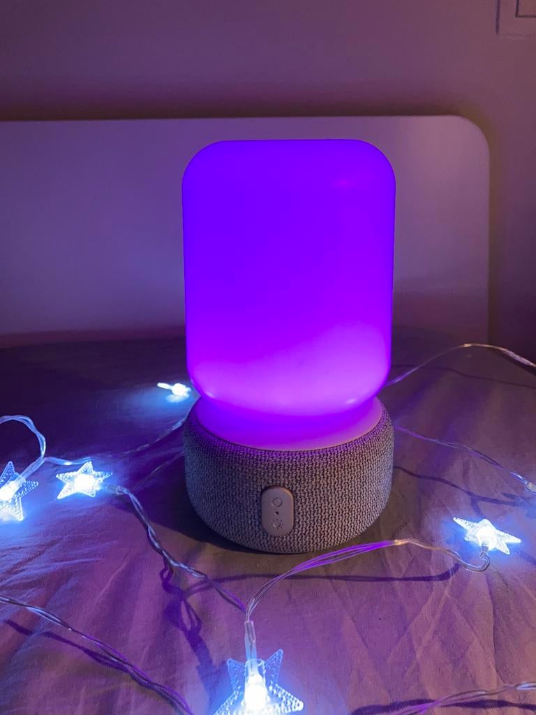 Baffle STEREO (enceinte circulaire) et lampe - aLOOMI, Enlèvement ou Envoi, Comme neuf, Vintage