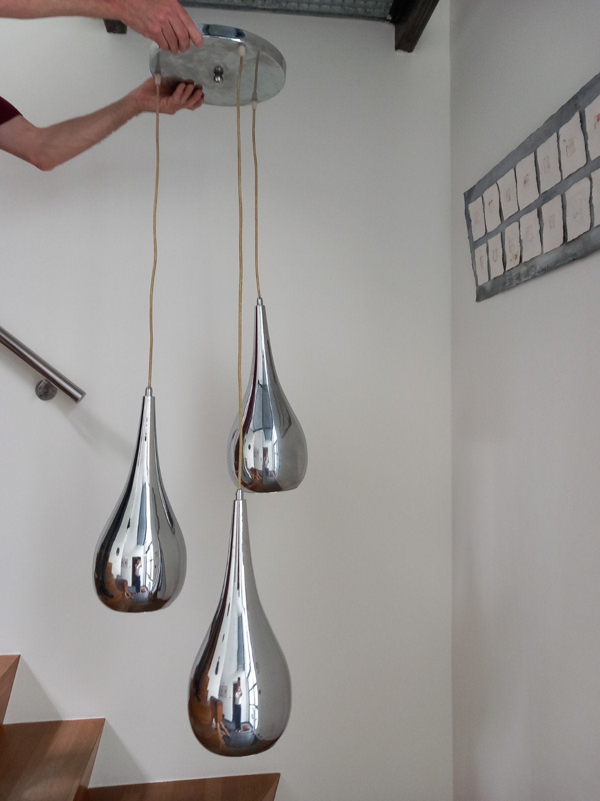 Hanglamp, Ophalen