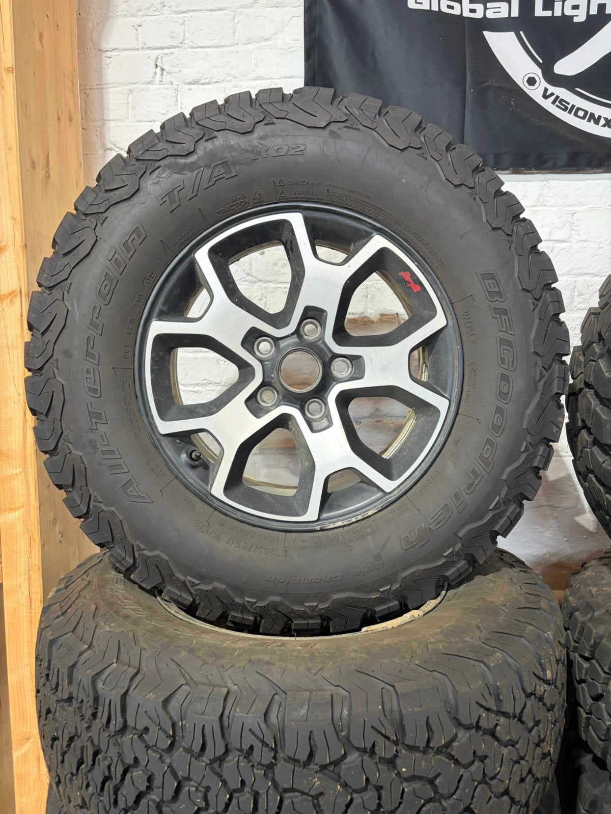 5 roues de pour Jeep, Autos : Pièces & Accessoires, Pneus et Jantes, 17 pouces, Enlèvement, Utilisé