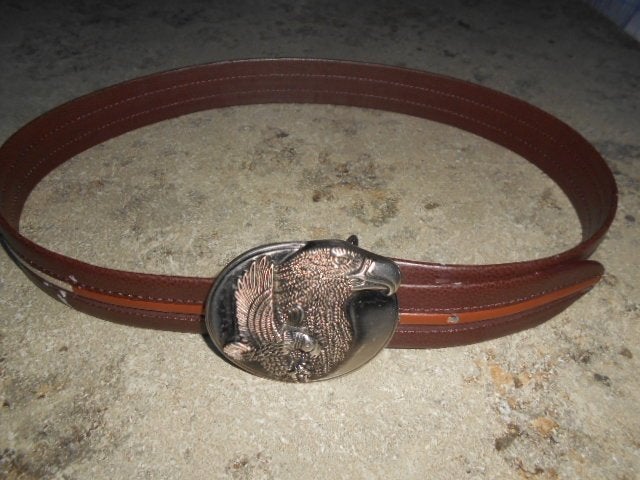 Mooie riem met plaat - Arend, Kleding | Heren, Ophalen of Verzenden, Zo goed als nieuw