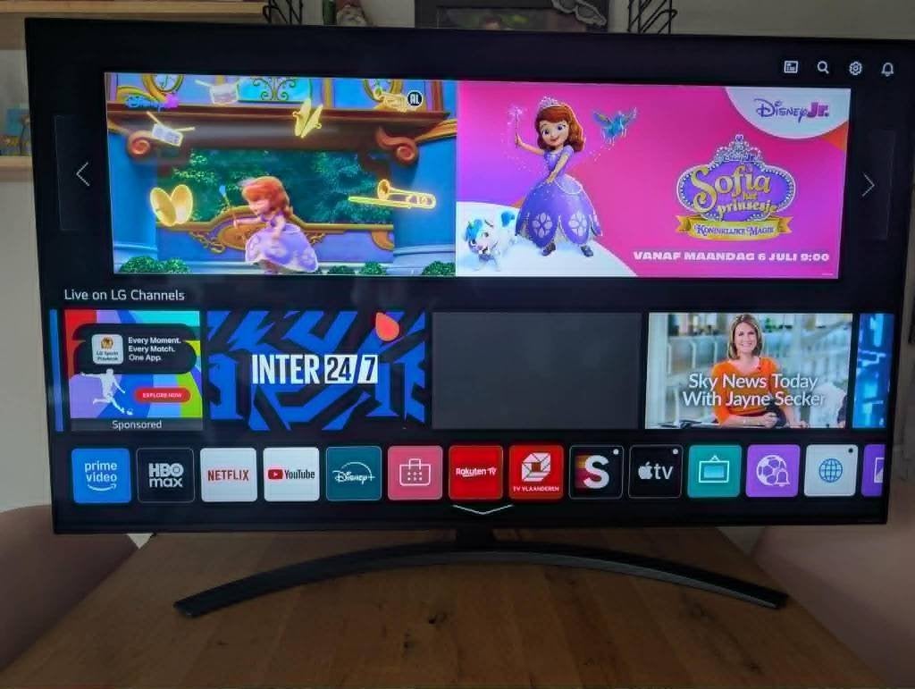 Nanocel LG 55 inch 4K - 100hz TV in top staat!, Audio, Tv en Foto, Televisies, Ophalen, LCD, Zo goed als nieuw, 100 Hz