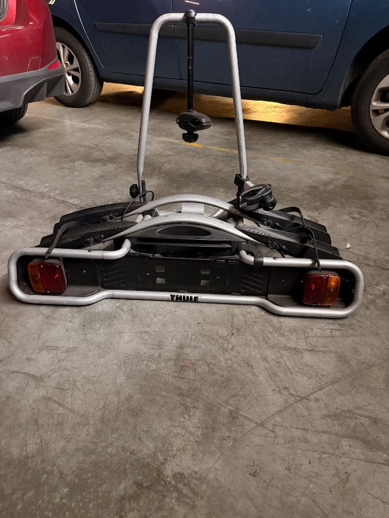 Thule fietsendrager, Ophalen, Gebruikt, Brede banden, 2 fietsen