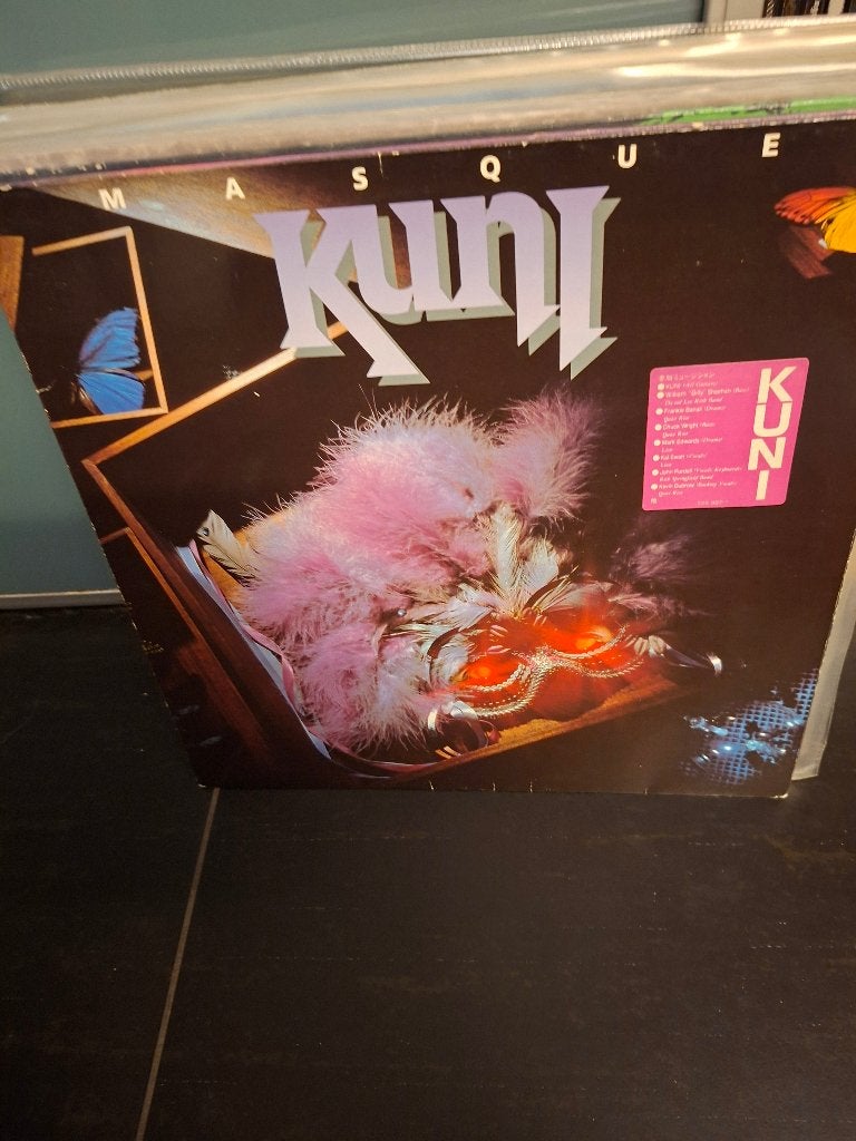 lp - kuni - masque - bak 6, Heavy metal, Enlèvement ou Envoi, Utilisé, Pochette photo