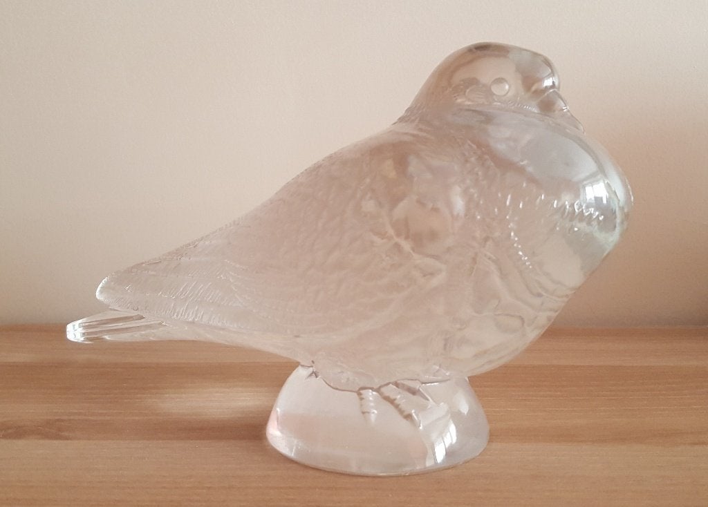 Lalique duif pigeon Gand Gent, Ophalen