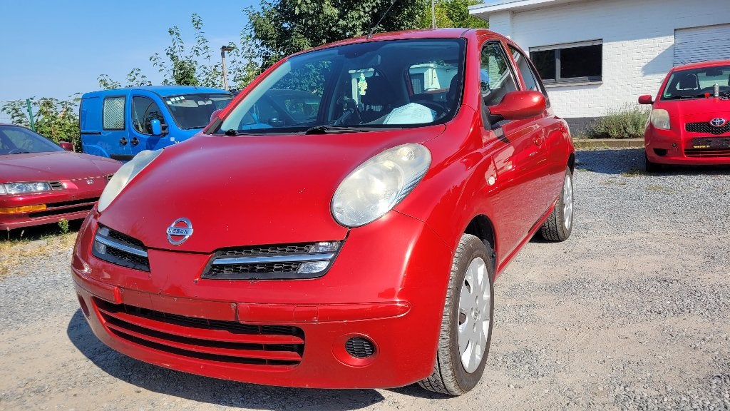 nissan micra 1.2i AUTOMAAT AL GEKEURD ROOS FORM AIRCO 2006, Auto's, Nissan, Stof, https://public.car-pass.be/vhr/b6be28c1-cf3b-4537-9394-8fa5123d27d7