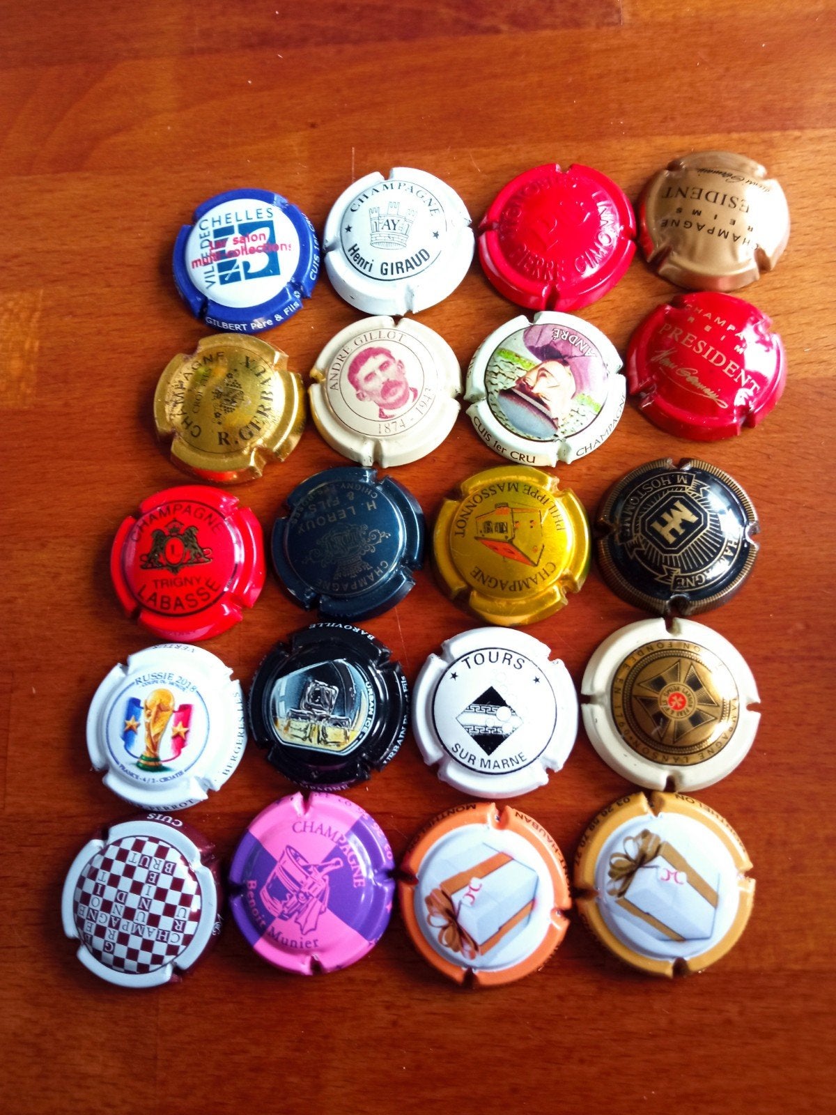 Champagne capsules lot 31, Verzamelen, Complete verzamelingen en Collecties, Ophalen of Verzenden
