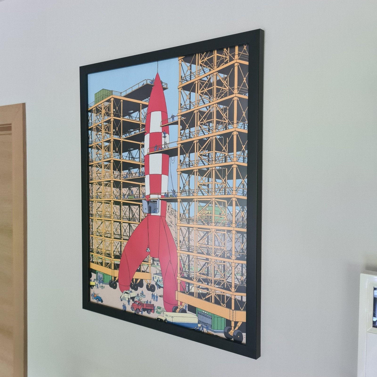 Poster Tintin Rocket to the Moon., Enlèvement ou Envoi, Neuf